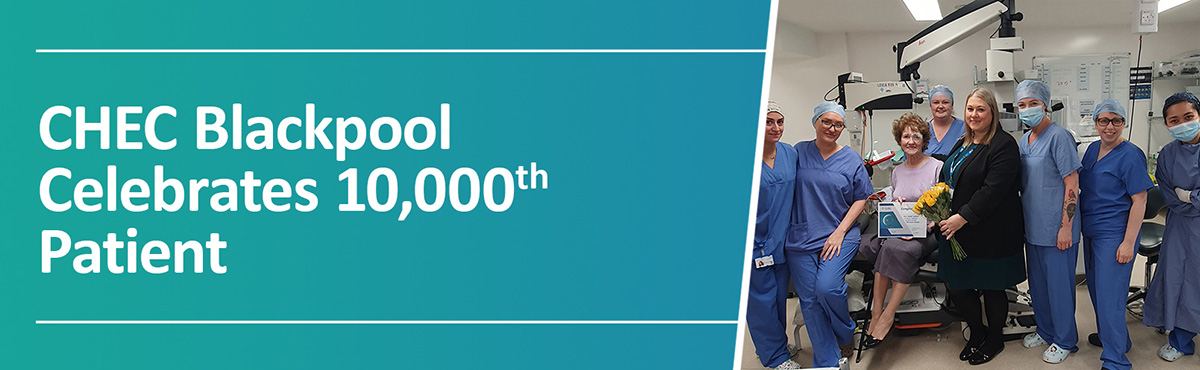 chec blackpool celebrates 10000th patient news banner
