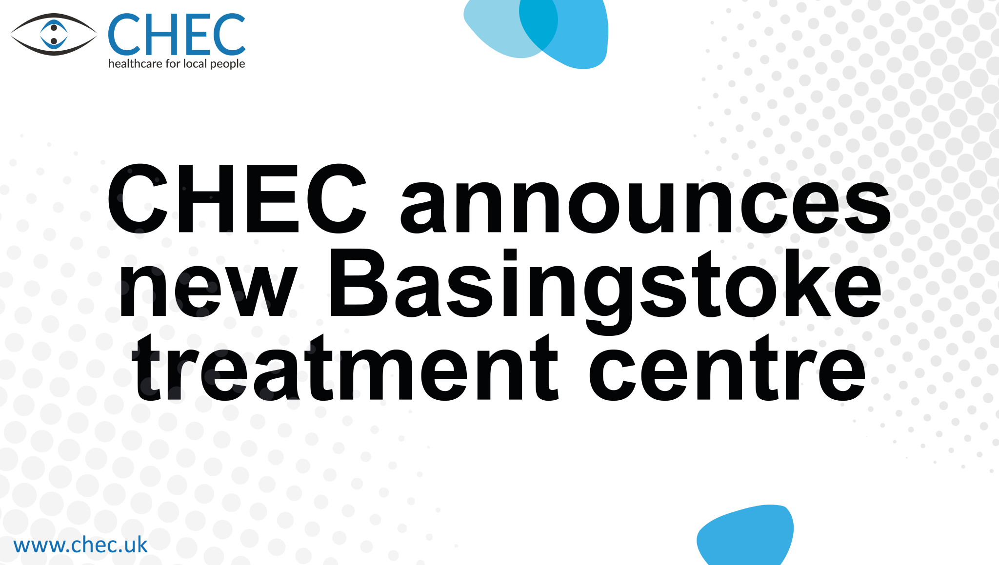 chec announces basingstoke treatment centre