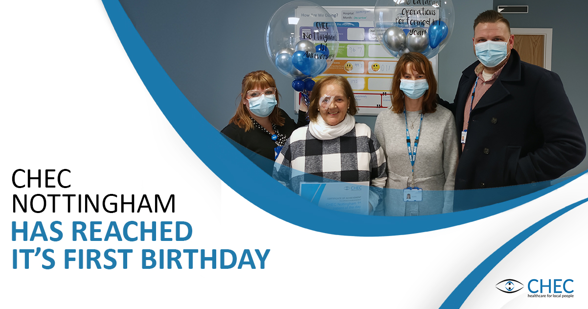 chec nottingham has reached its first birthday